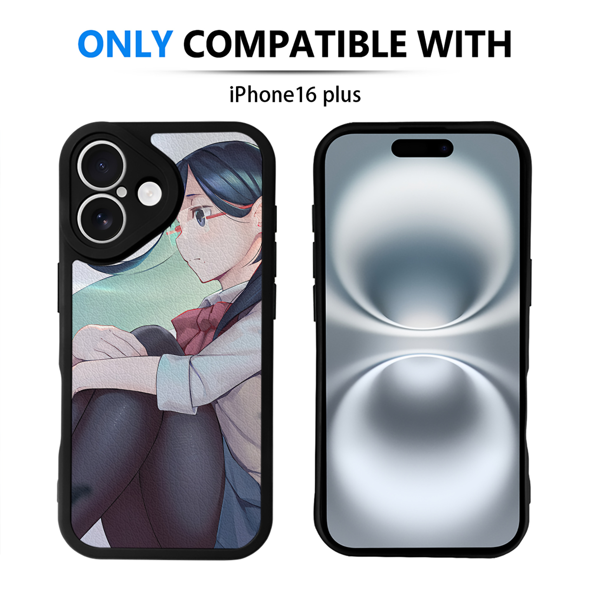 （画像用） ハイキュー!! Haikyu!! 【iPhone 16シリーズ対応】シリコンスマホケース（レザー調） 材質：シリコン